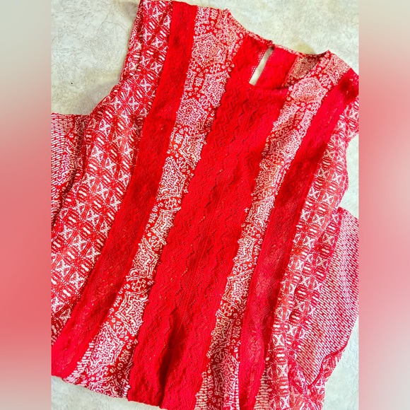 BCBGMaxAzira Red Jalena Lace Dress - Picture 5 of 8